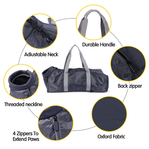 Cat Travel Carrier Bag - Double Lined Anti Scratch and Bite