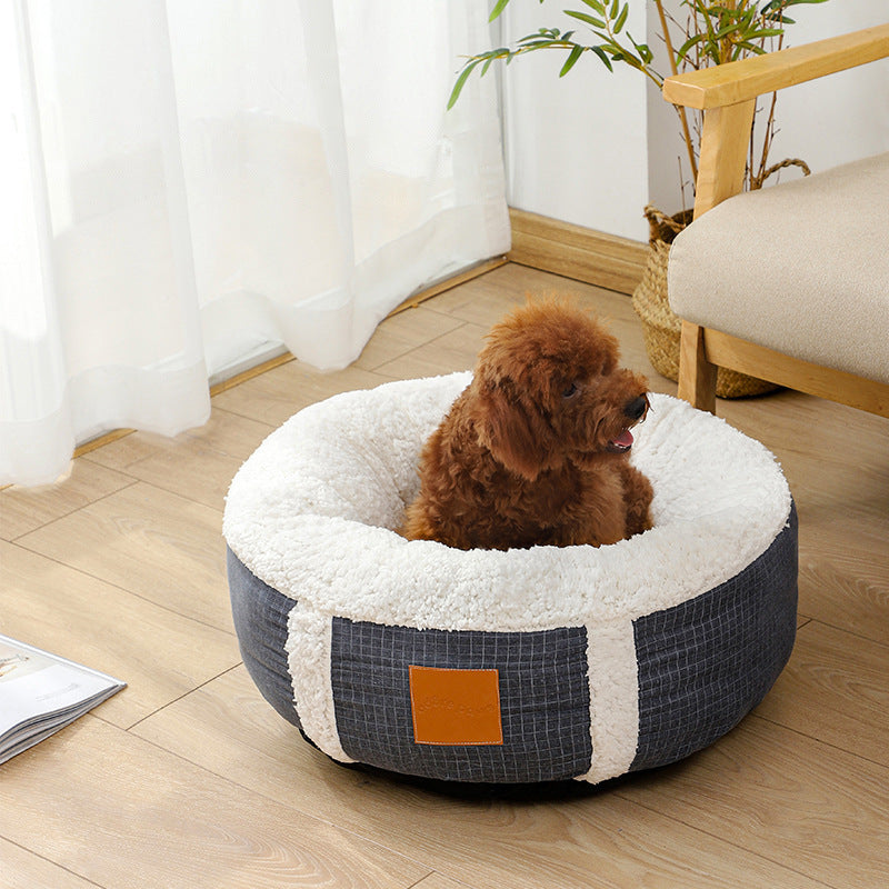 Super Soft Warm Pet Bed - Lamb Wool Kennel