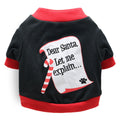 Pet Christmas T-shirt  Dog Clothes