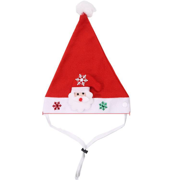 Small, medium and large dogs Christmas hat pet products