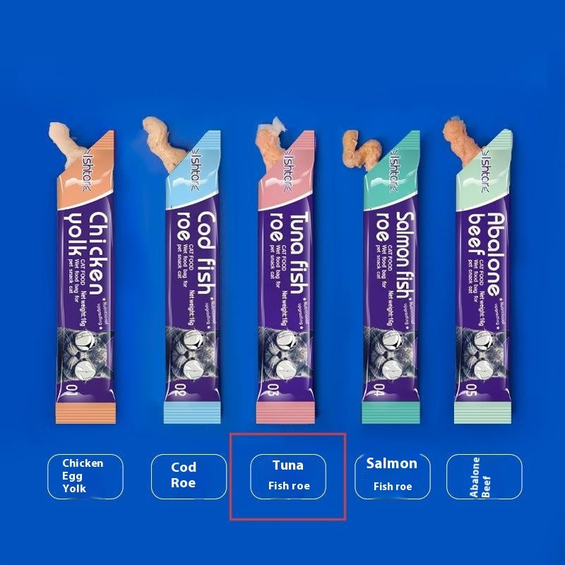 Cat Strip Kittens Nutrition Fat Hair Chin Wet Food Package Cat Snacks