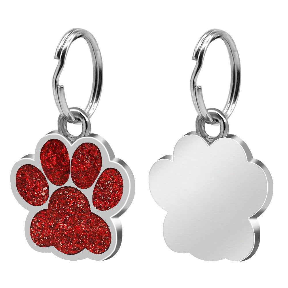 Pet Tag Footprint Dog