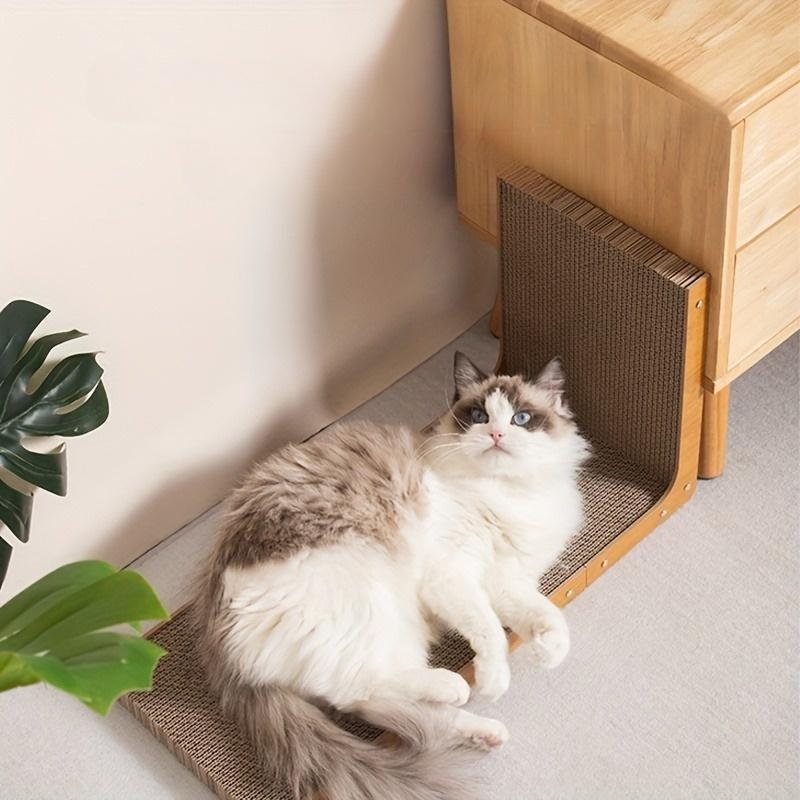 L-shaped Cat Scratching And Leisure Board, Suitable For Cat Owners And Pet-friendly