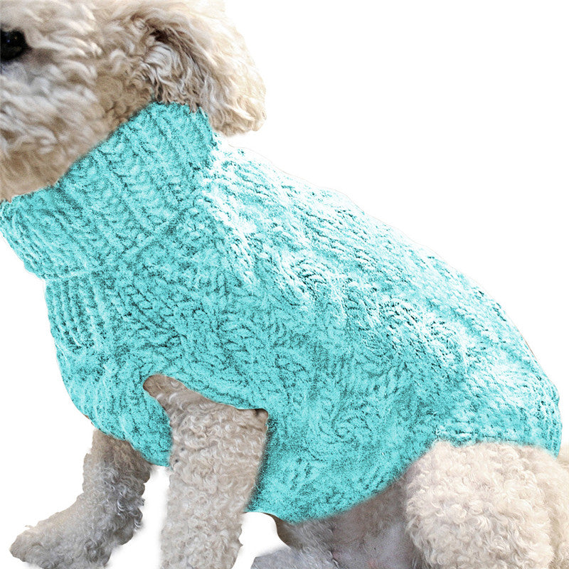 Pet Sweater Dog Winter Warm Knitted Clothing