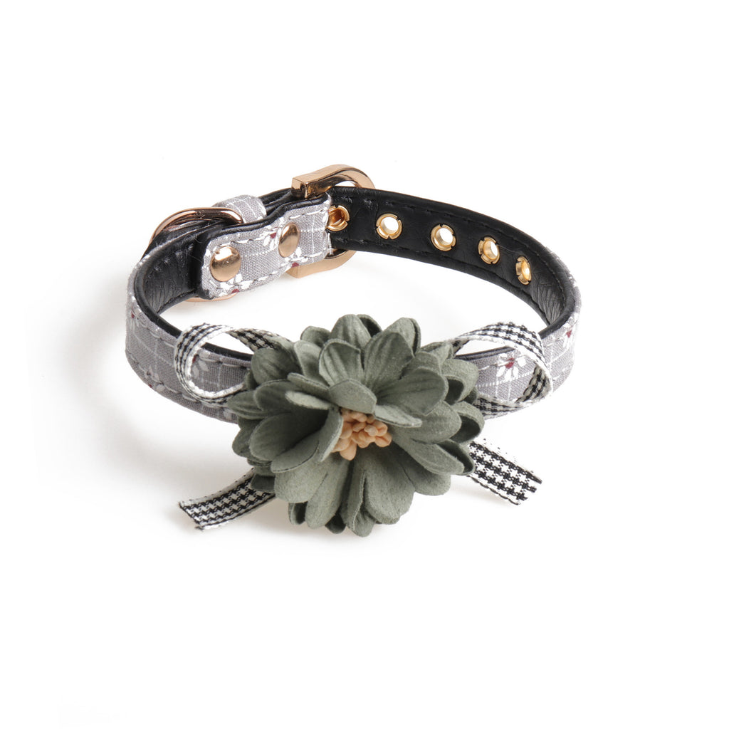 Pet Dog Collar - Floral Dog or Cat Collar