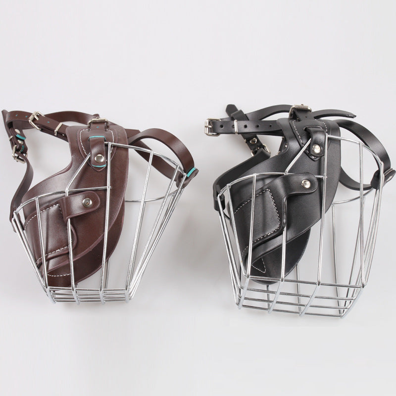Leather Dog Muzzle, Dog Barking Stopper