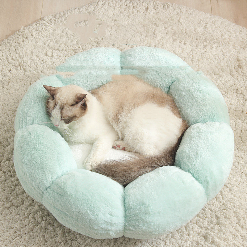 Pet Bed Mat New Pet Soft Dog Cat Blanket  Flower Shaped Dog bed