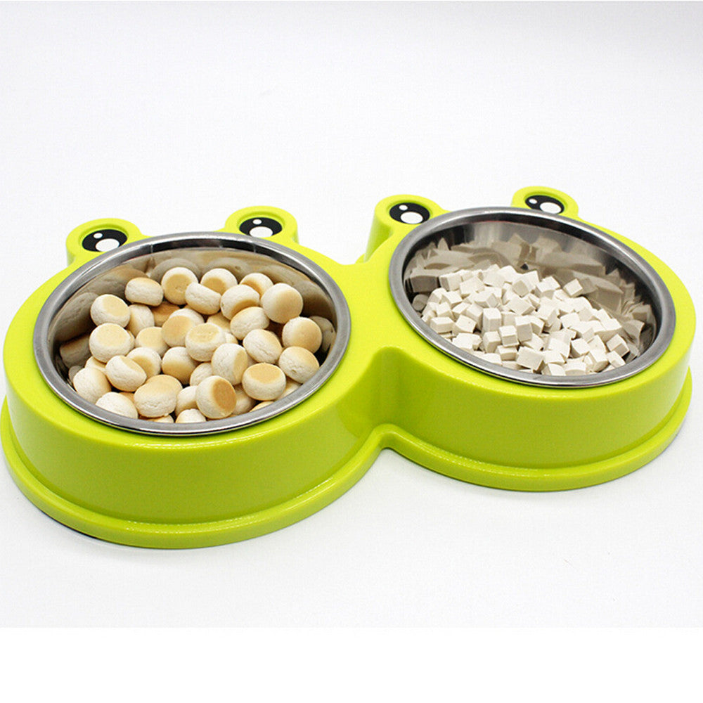 Colorful Pet Food Bowl - Stainless Steel