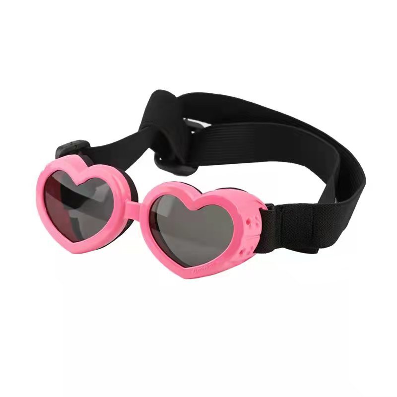 Heart Shaped Pet Goggle Sunglasses