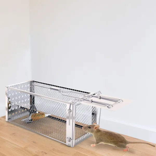 Single Door Rat Trap Cage Humane Rodent Trap Mouse Trap