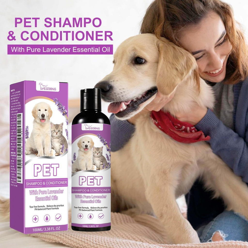 Yegebang Pet Shampoo And Shower Gel Relieves Itchy Skin And Leaves Hair Smooth And Untangled