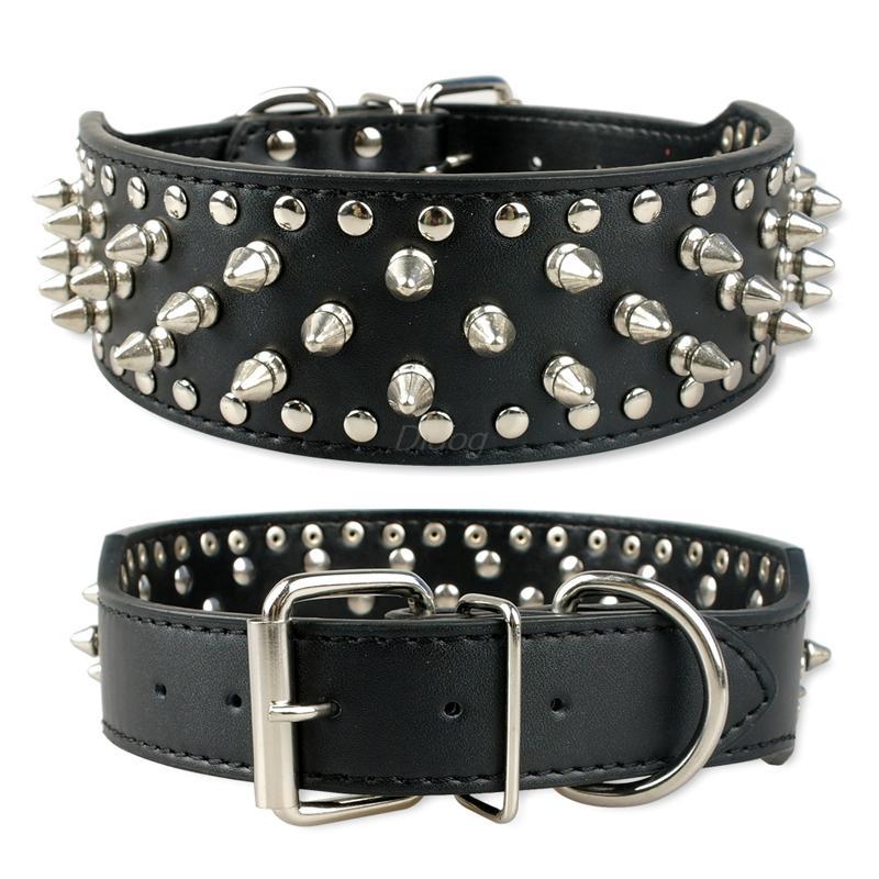 Pet Collar Large Dog Rivet Collar