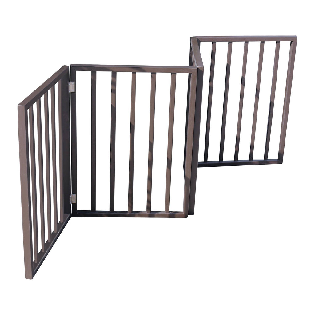 Premium Pet Gate - Dog Gate For Doorways,Stairs Or House-standing, Folding