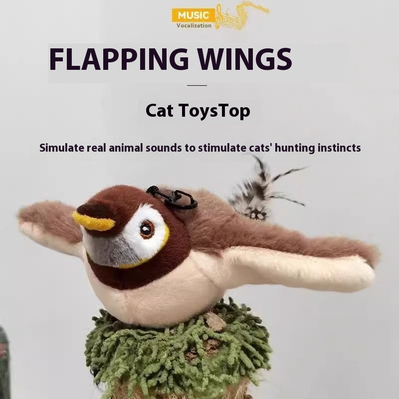 Trembling Sparrow Sound Cat Toy