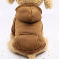 Pet Clothes Pet Hoodie With Hat Pet Warm Winter Coat