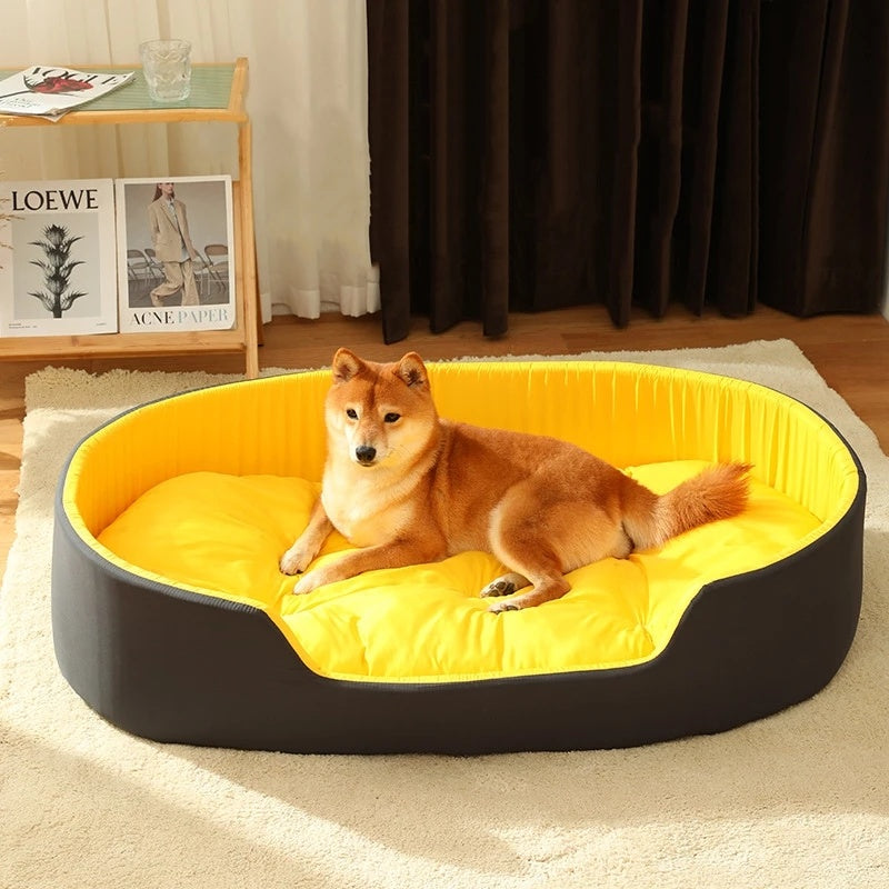 Dog Nest Bed with Reversible Cushion