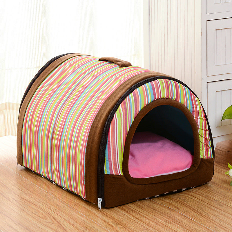 Tunnel pet house pet bed