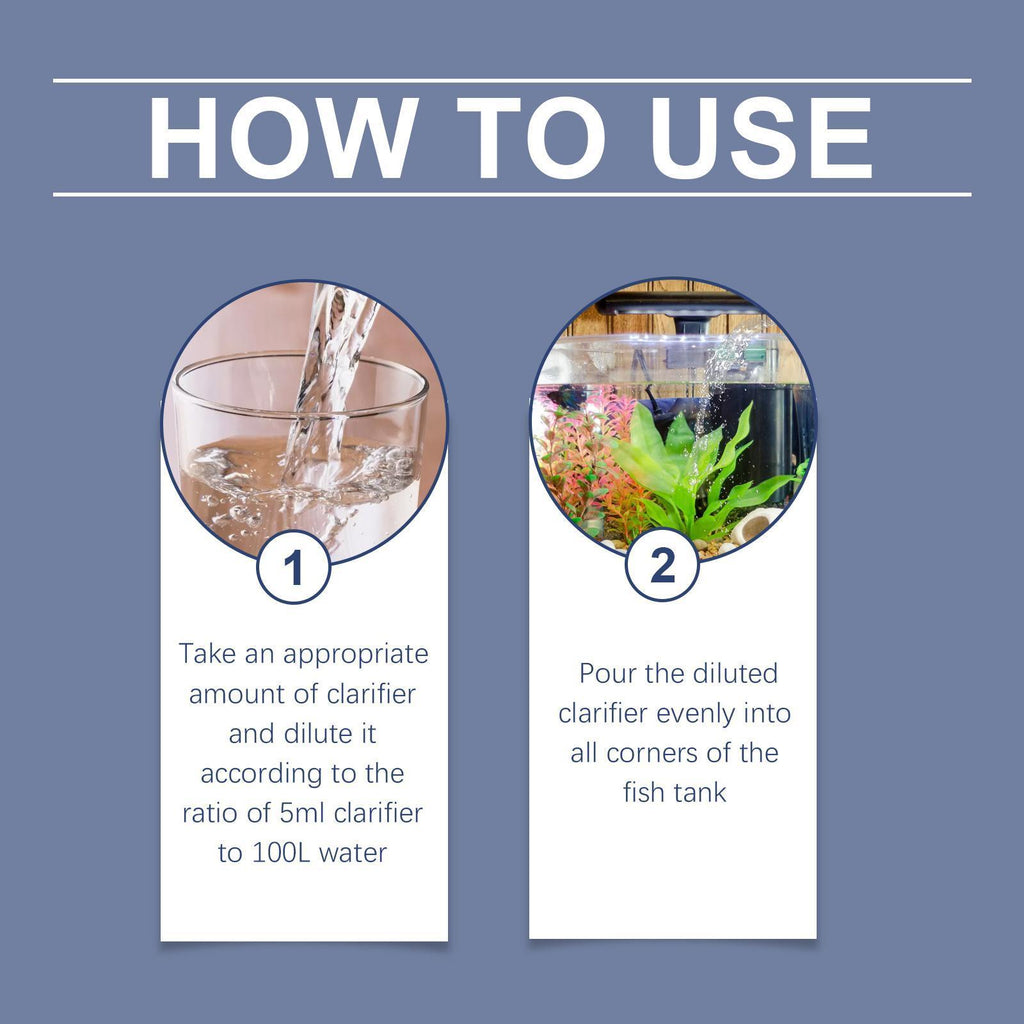 Fish Tank Water Clarifies Aquarium Water Clarifies Household Fish Tank Decontamination Cleaner