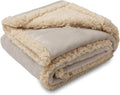 Thick Pet Blanket Flannel Cotton Wool Sherpa