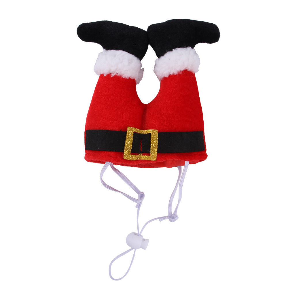 Costume Christmas Pet Hat Small Dogs Cute Fleece Hat Party Event Apparel Funny Clothes Accessory