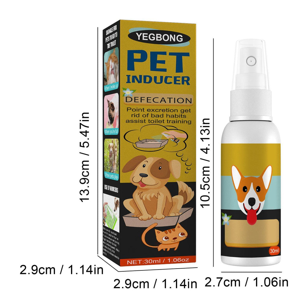 Yegebang Pet Defecation Positioning Spray Pet Feces Positioning Pet Cat And Dog Defecation Inducer
