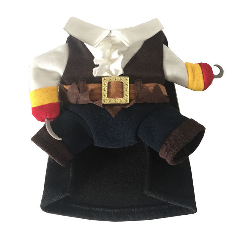 Halloween dog clothes funny clothes pirate clothes
