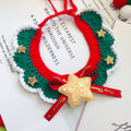 Hand Woven Wool Pet Christmas Collar