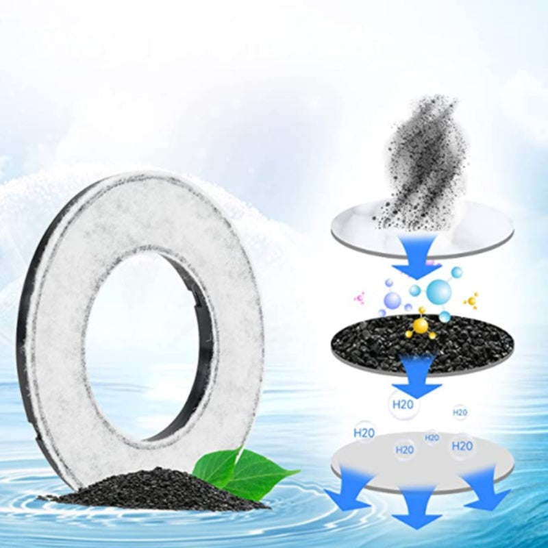 Pet Water Fountain 2L Cat And Dog Basin With Floating Bowl Anti-overflow Slow Water Inlet Distributor