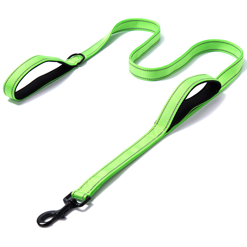 Reflective Dog Leash Nylon Double Thickened