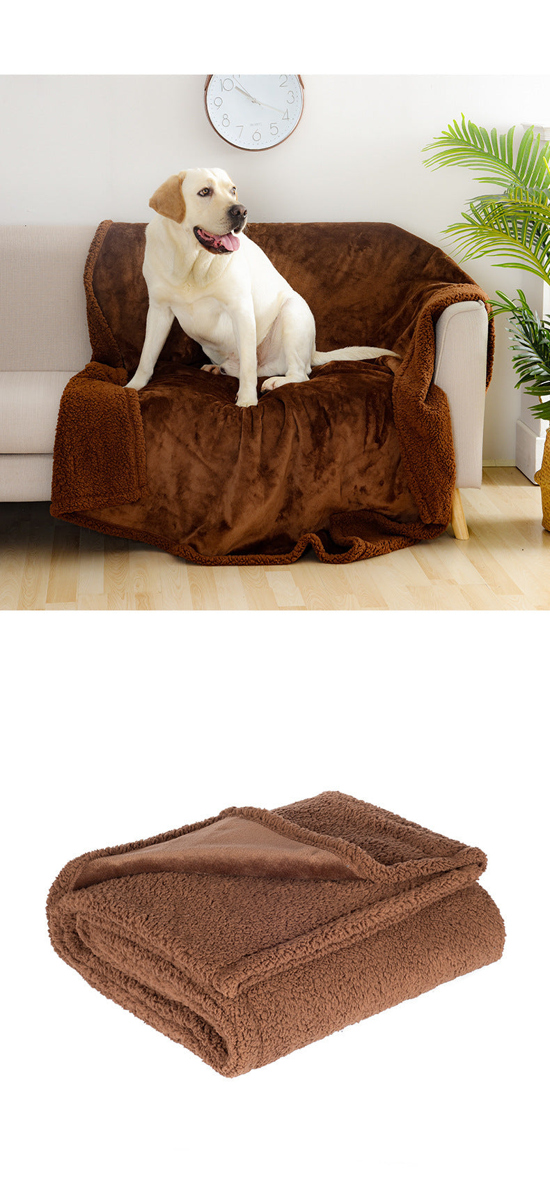 Pet Bed Short Plush Blanket