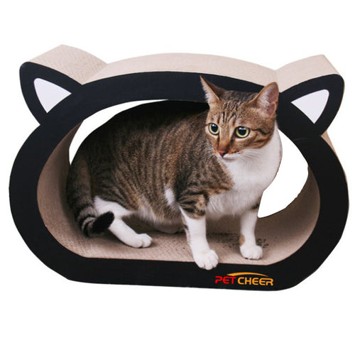 Cat Scratch Board - Cat Head Shape