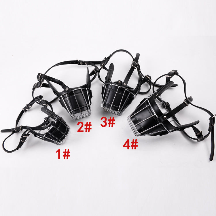 Leather Dog Muzzle, Dog Barking Stopper