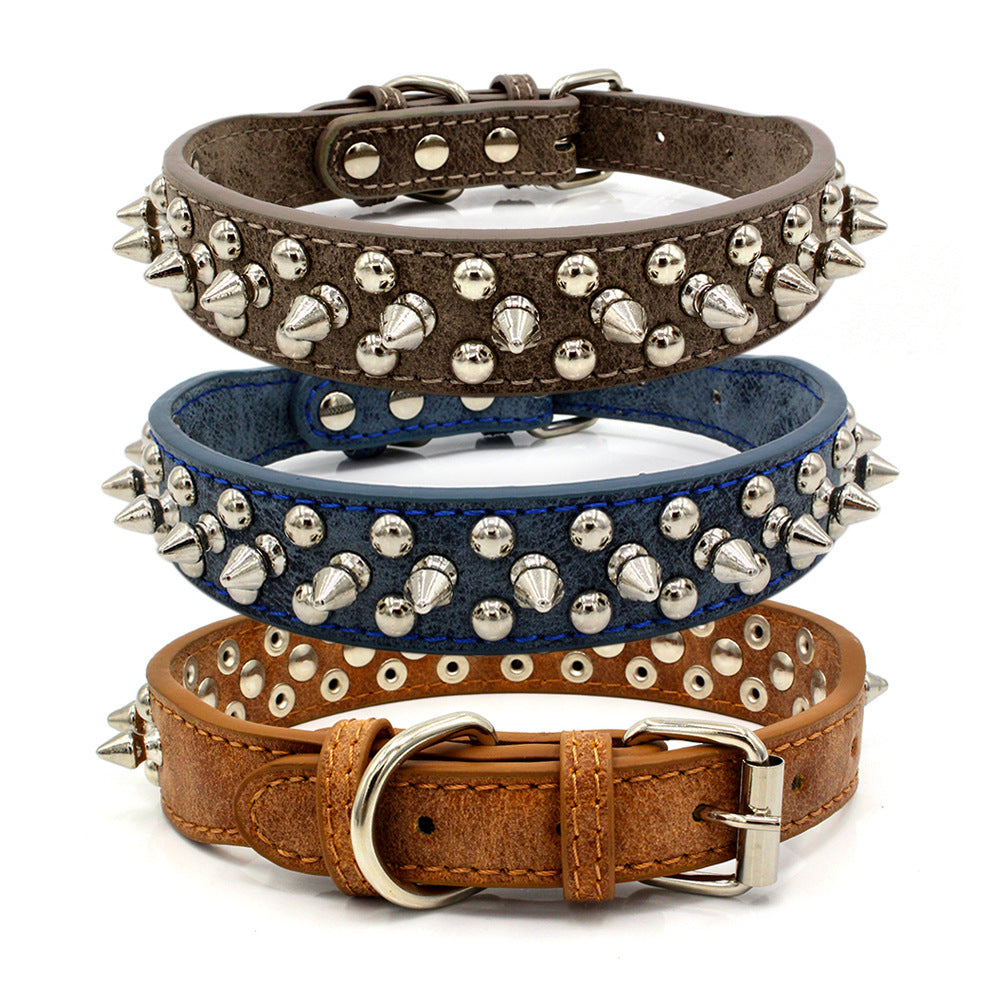 Rivet Dog Collar