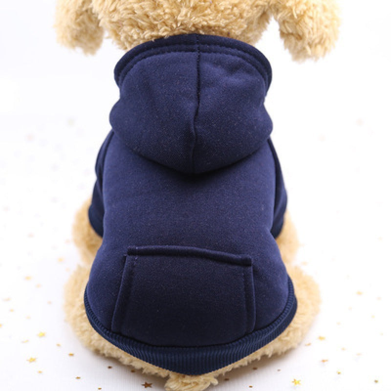 Pet Clothes Pet Hoodie With Hat Pet Warm Winter Coat