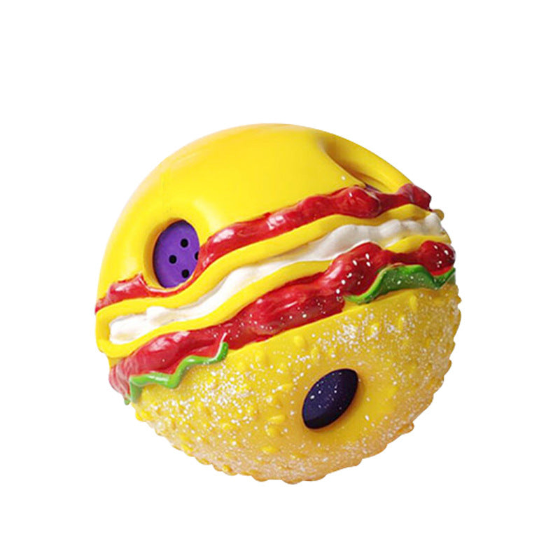 Dog Sound Ball Toy - Burger