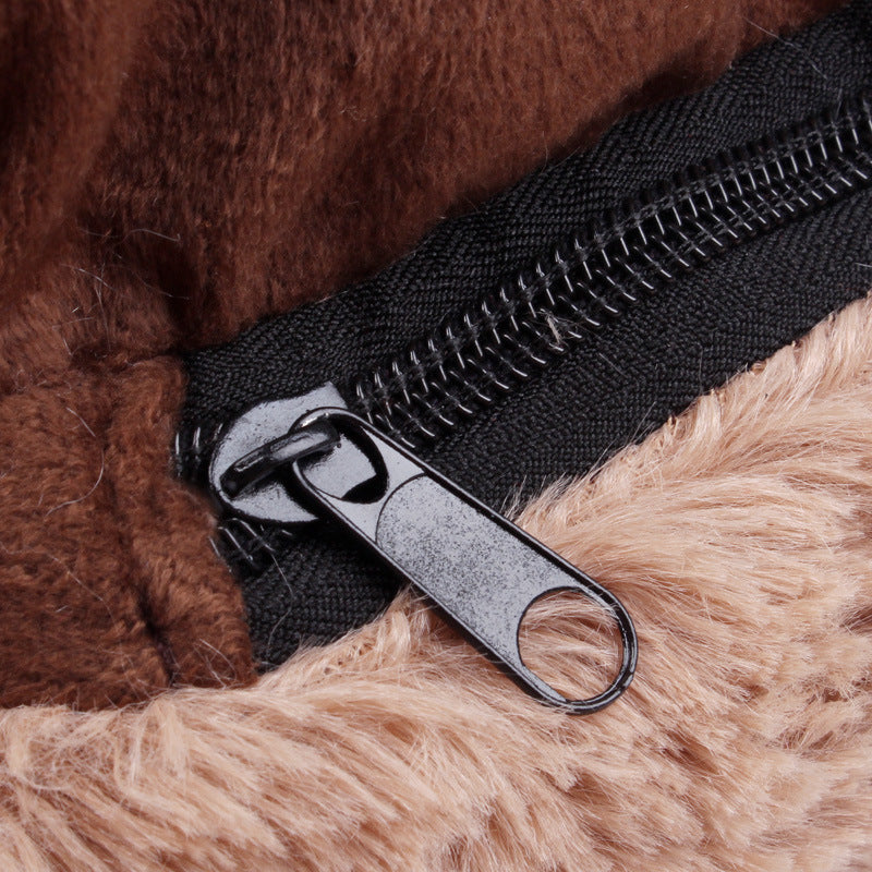 Paw Pet Bed - Dog & Cat Round Bed