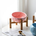 Elevated Oblique Mouth Pet Food Bowl