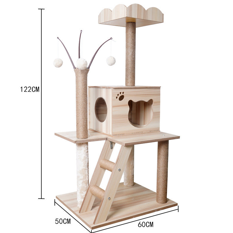 Cat Tree Cat Crawl Cat Nest Cat Scratching Board Pet Toy Space Capsule