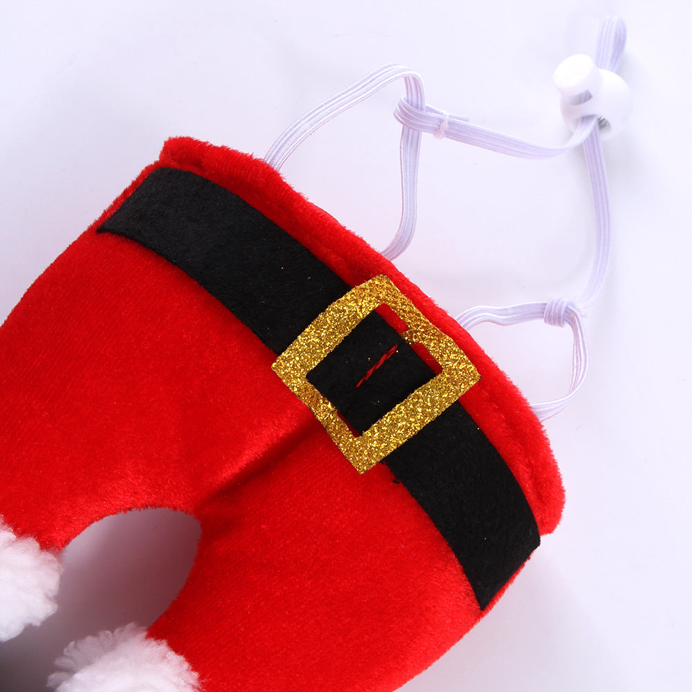 Costume Christmas Pet Hat Small Dogs Cute Fleece Hat Party Event Apparel Funny Clothes Accessory