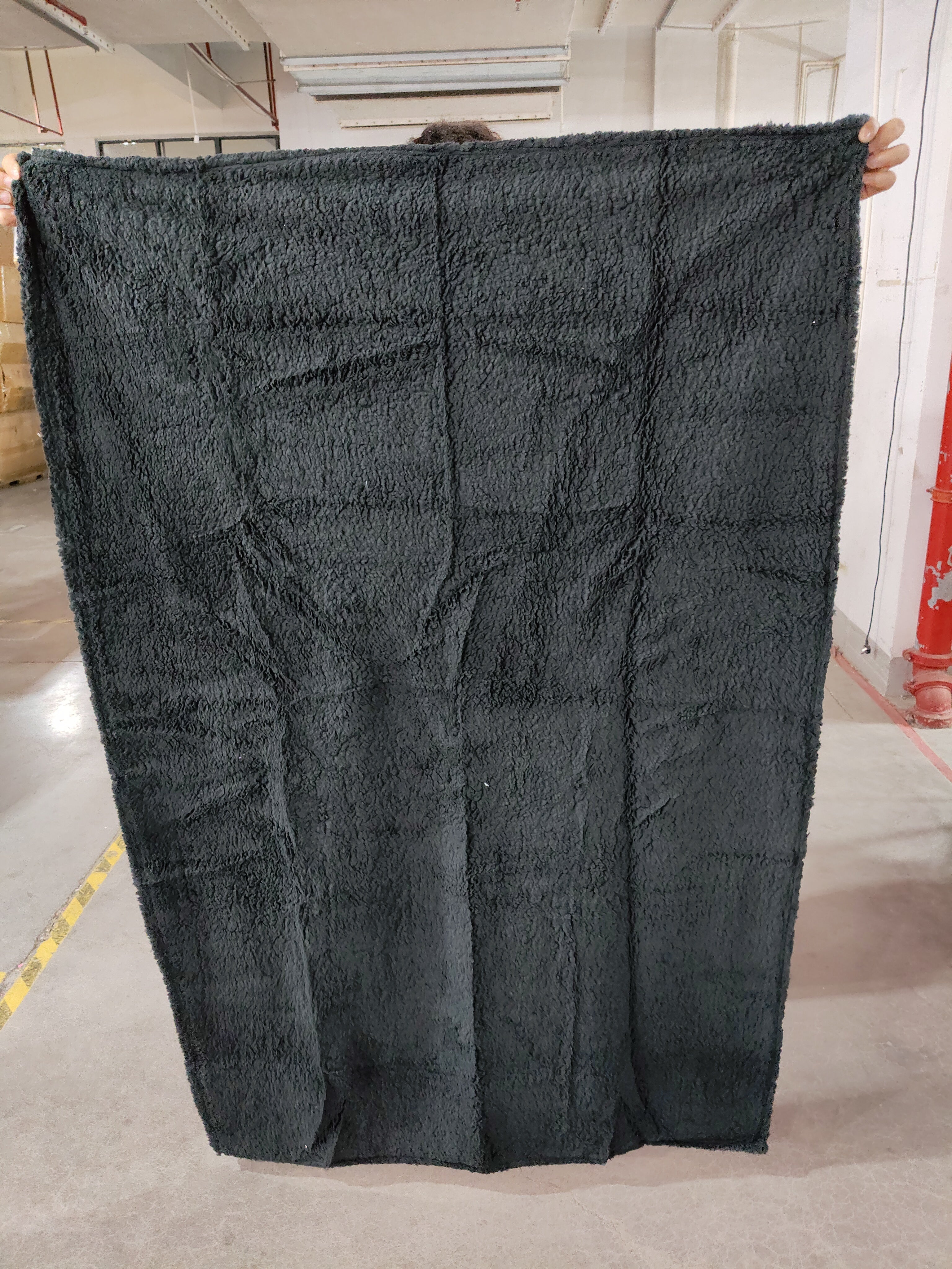 Flannel Cotton Wool Sherpa Thick Pet Blanket Dog Kennel