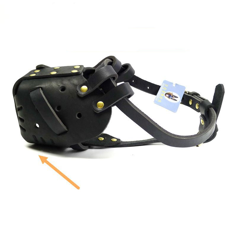 Cowhide Dog Muzzle Medium and Large Dog