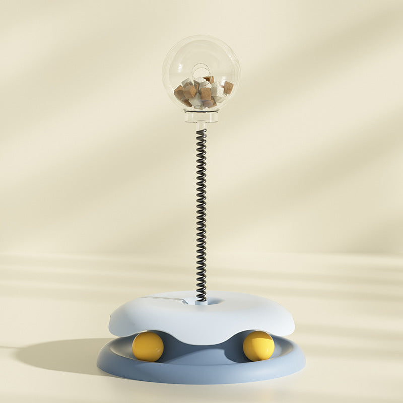 Cat Food Leakage and Turntable Ball Toy