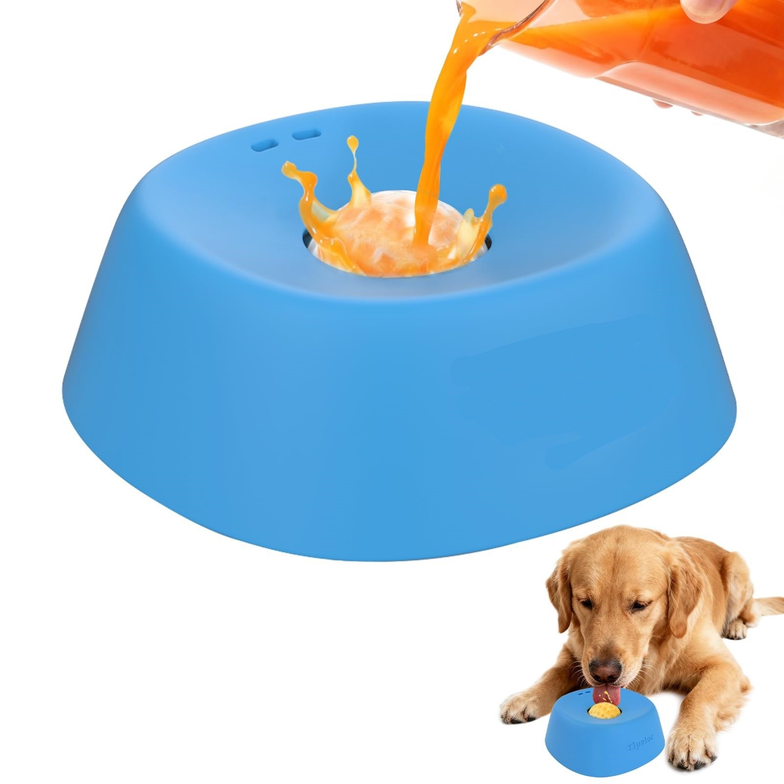 Pet Slow Feeder Non-Slip Spherical Roller