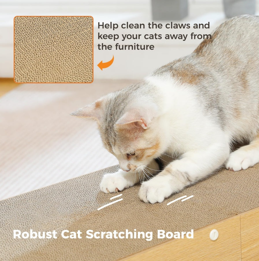 MUlti-Hole Fun Cat Tunnel With Scratching Board And Game Pom Pom Cat Tunnel House, Interactive Cat Scratching House, Self-improvement Drilling Hole Teaser, Must-have For Multi-Cat Families