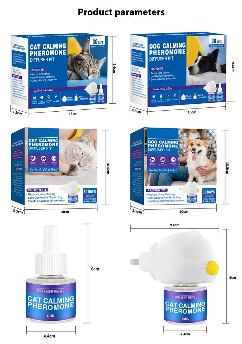 Pet Anti-stress Mood Soothing Agent Aromatherapy Diff-user