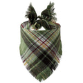 Plaid Tassel Triangle Dog Scarf