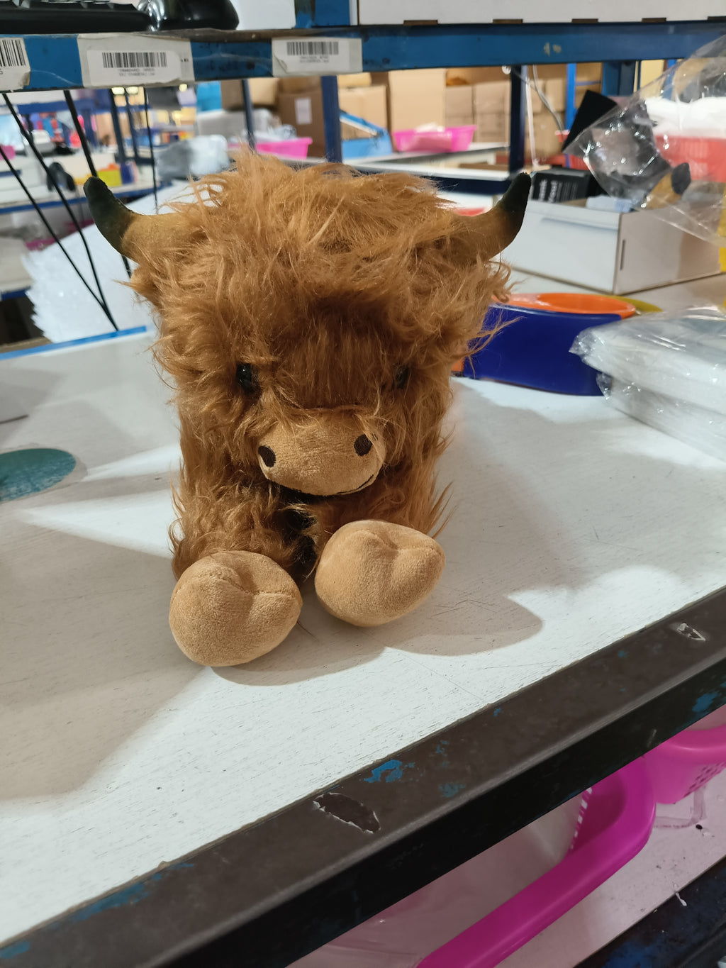 Creative Cartoon Highland Cow Plush Toy