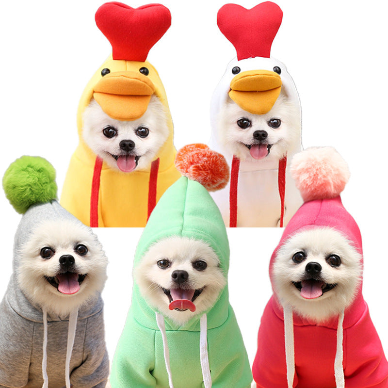 Cute Animal and Veggie Dog Hoodies