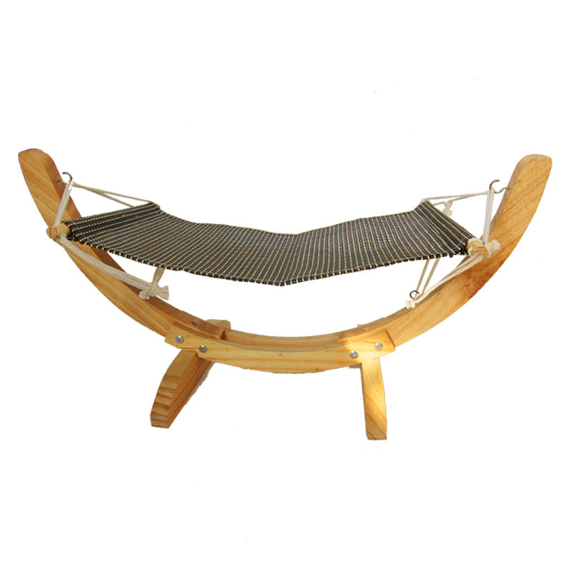 Wood Frame Cat Kitten Hammock