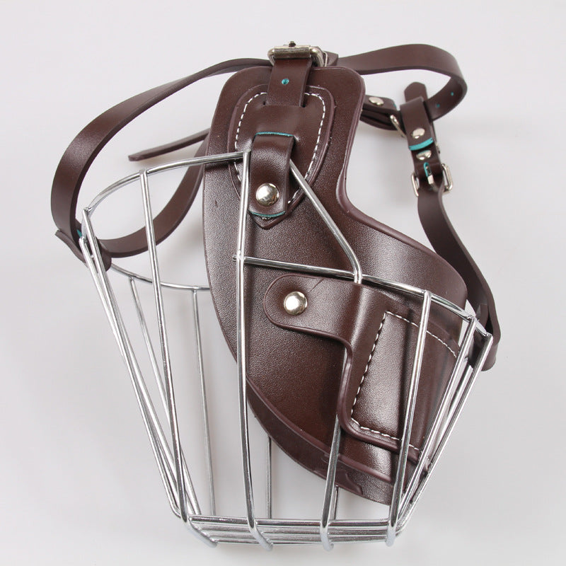Leather Dog Muzzle, Dog Barking Stopper